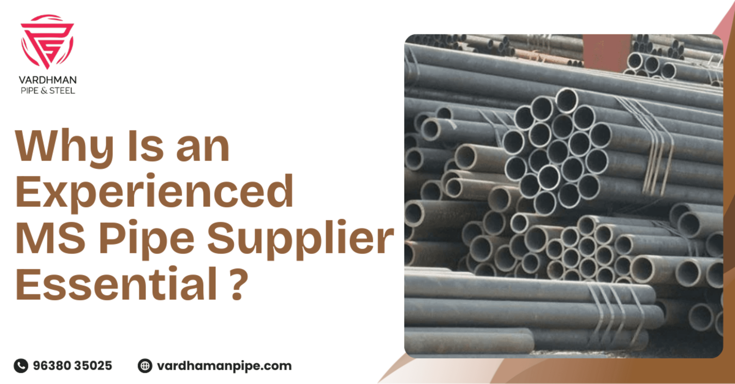 Why Is an Experienced MS Pipe Supplier Essential